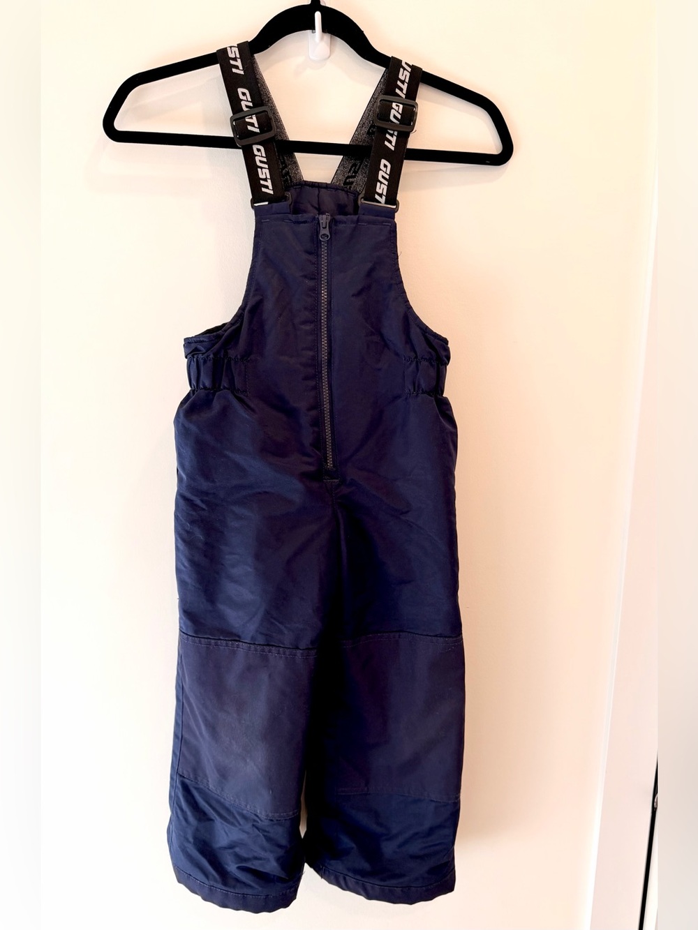 GUSTI Canadian Winter High Back Ski Bib Snow Pants Navy Pink Size 5